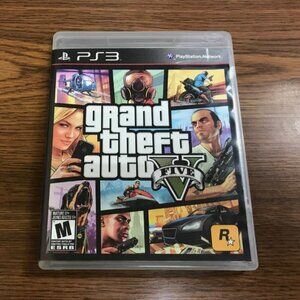 Grand Theft Auto V Rockstar Games PlayStation 3 PS3 with Map Manual Video Game
